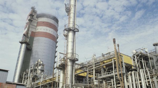 Production Association Azot (JSC Novomoskovsk Joint-Stock Company Azot (NAK AZOT)). Compressor station. - Sputnik International