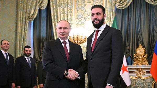 Meeting between President Vladimir Putin and Syrian President Ahmed al-Sharaa - Sputnik International