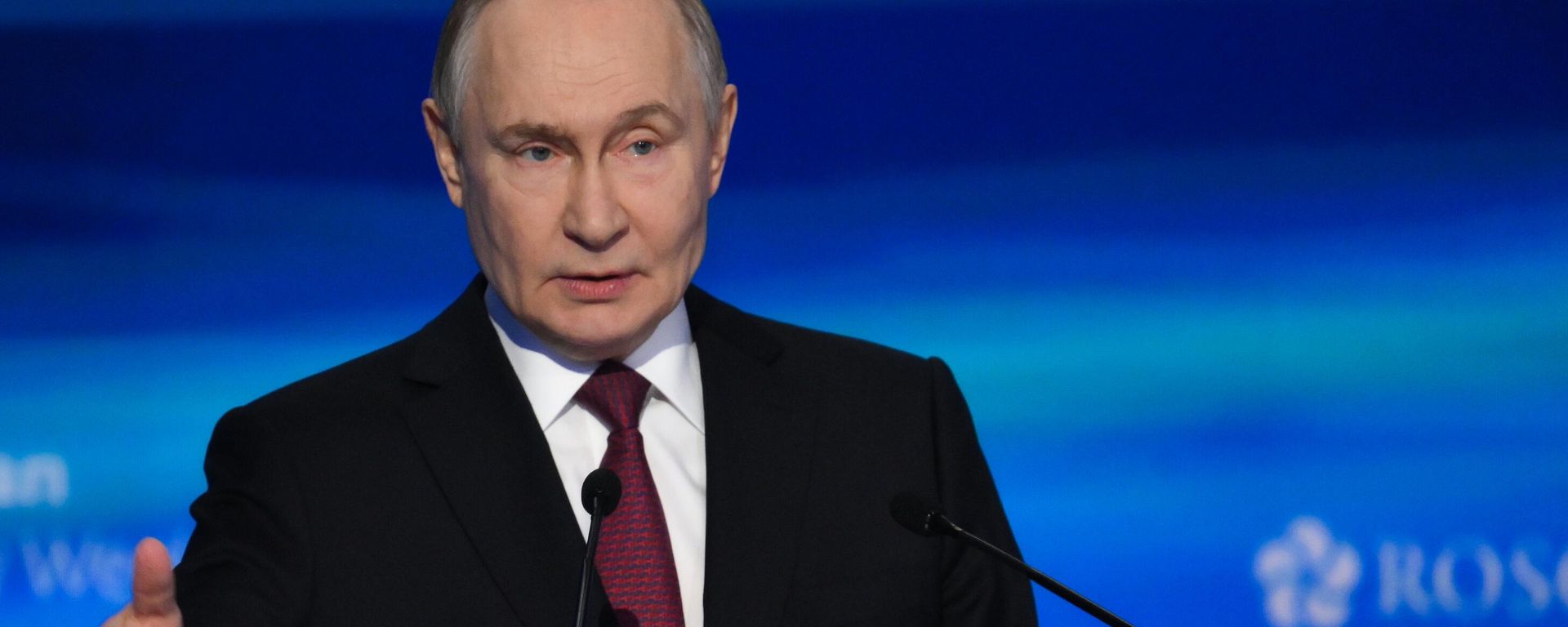 Russian President Vladimir Putin at the plenary session of the Russian Energy Week forum - Sputnik International, 1920, 16.10.2025