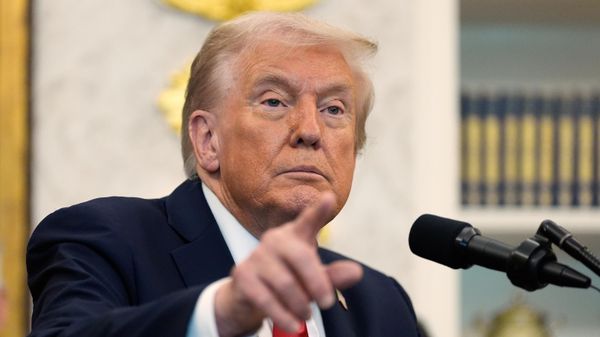 President Donald Trump speaks in the Oval Office of the White House, Thursday, Oct. 16, 2025, in Washington - Sputnik International