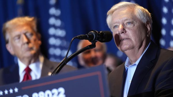 Sen. Lindsey Graham, R-S.C., speaks at a primary election night party at the South Carolina State Fairgrounds in Columbia, S.C., Saturday, Feb. 24, 2024.  - Sputnik International