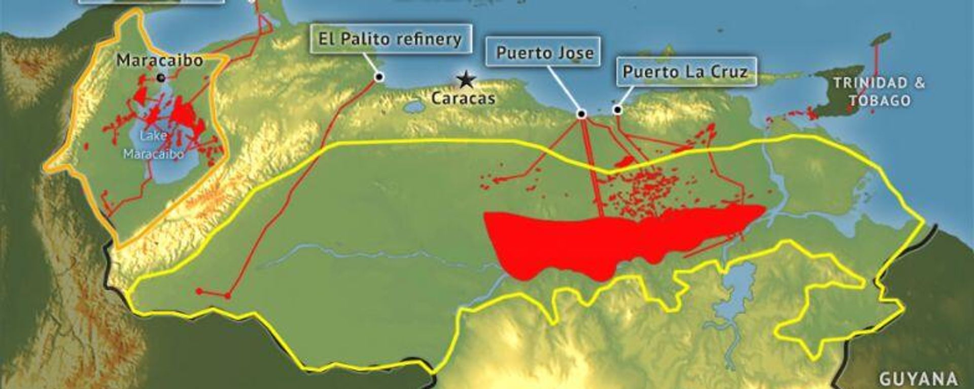 Startfor map of Venezuela's oil fields. - Sputnik International, 1920, 27.10.2025
