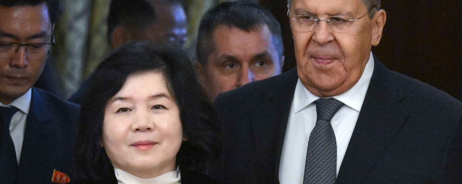 Russian Foreign Minister Sergey Lavrov and North Korean Foreign Minister Choe Son Hui - Sputnik International, 1920, 27.10.2025