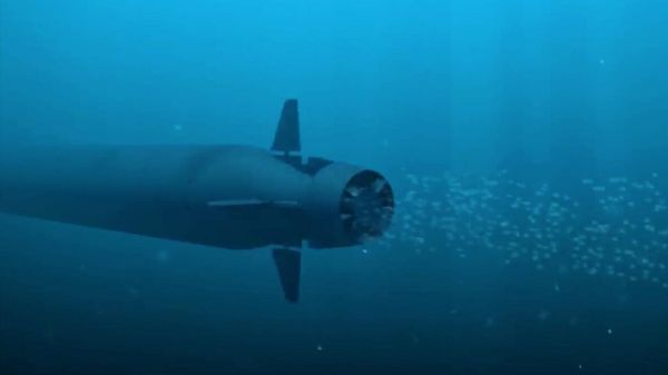 The Poseidon multipurpose ocean system. A screenshot from a video provided by the Russian Defense Ministry.  - Sputnik International