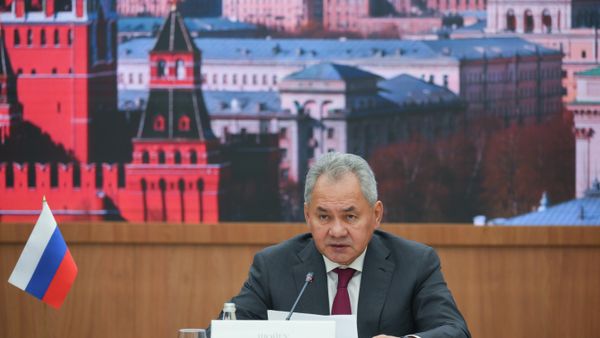 Secretary of the Security Council of the Russian Federation Sergei Shoigu at the plenary session of the XIII meeting of the Secretaries of the Security Councils of the CIS member states in Moscow. - Sputnik International