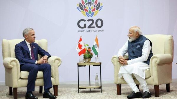 India-Canada meeting on the sidelines of the G20 summit in Johannesburg, South Africa - Sputnik International