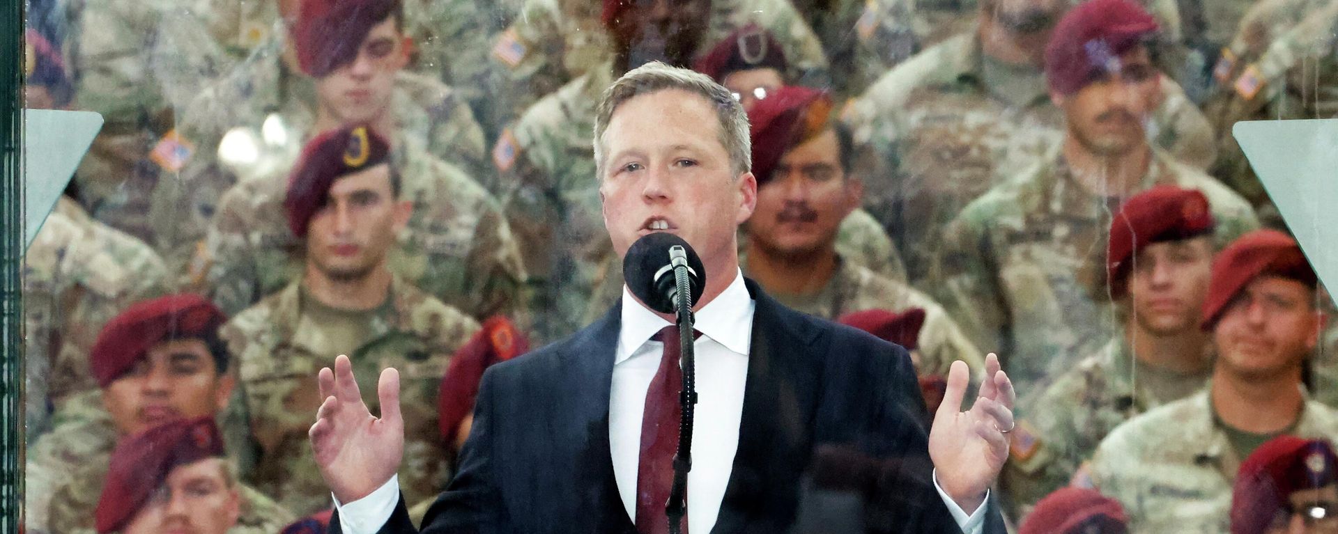 United States Secretary of the Army Dan Driscoll speaks at the America 250 celebration at Fort Bragg in Fayetteville, N.C., Tuesday, June 10, 2025 United States Secretary of the Army Dan Driscoll speaks at the America 250 celebration at Fort Bragg in Fayetteville, N.C., Tuesday, June 10, 2025 - Sputnik International, 1920, 26.11.2025