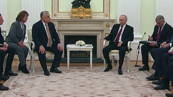 Meeting between V. Orban and V. Putin in Moscow on November 28, 2025 - Sputnik International