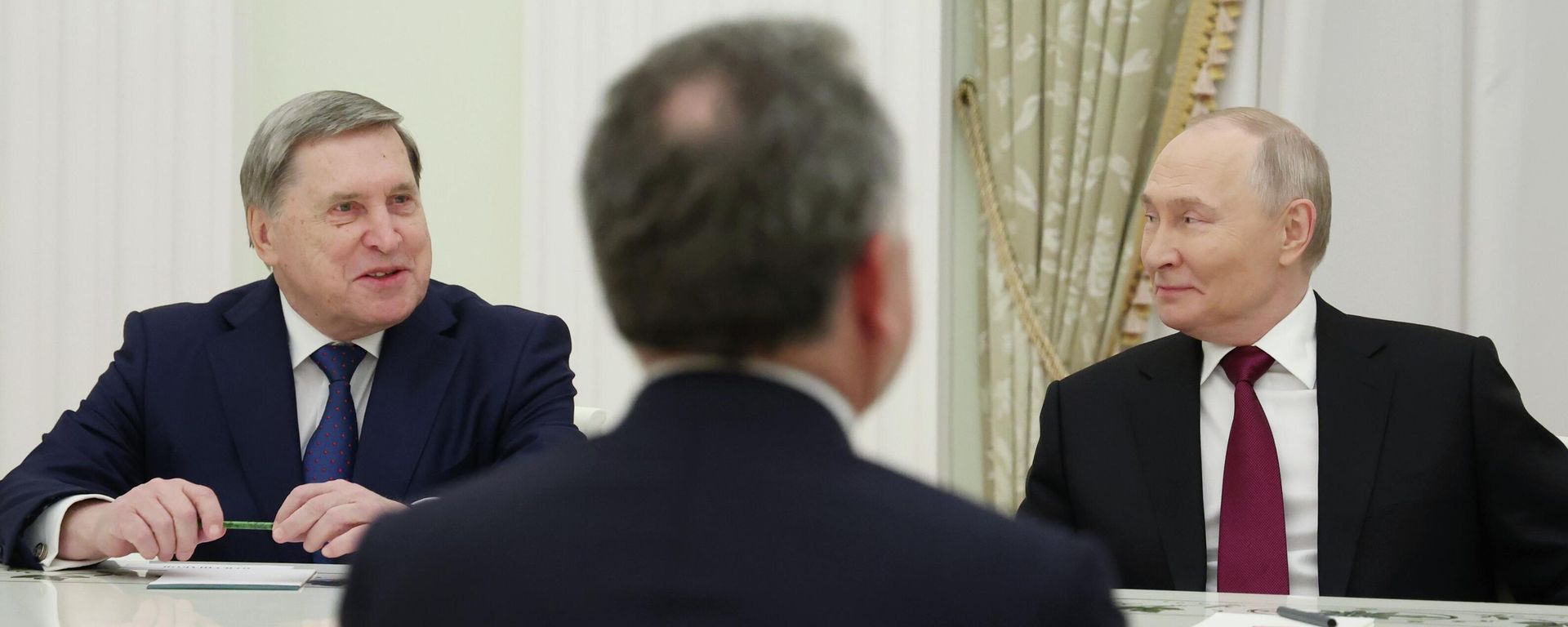 Russian President Vladimir Putin with Special Envoy Steven Witkoff - Sputnik International, 1920, 03.12.2025