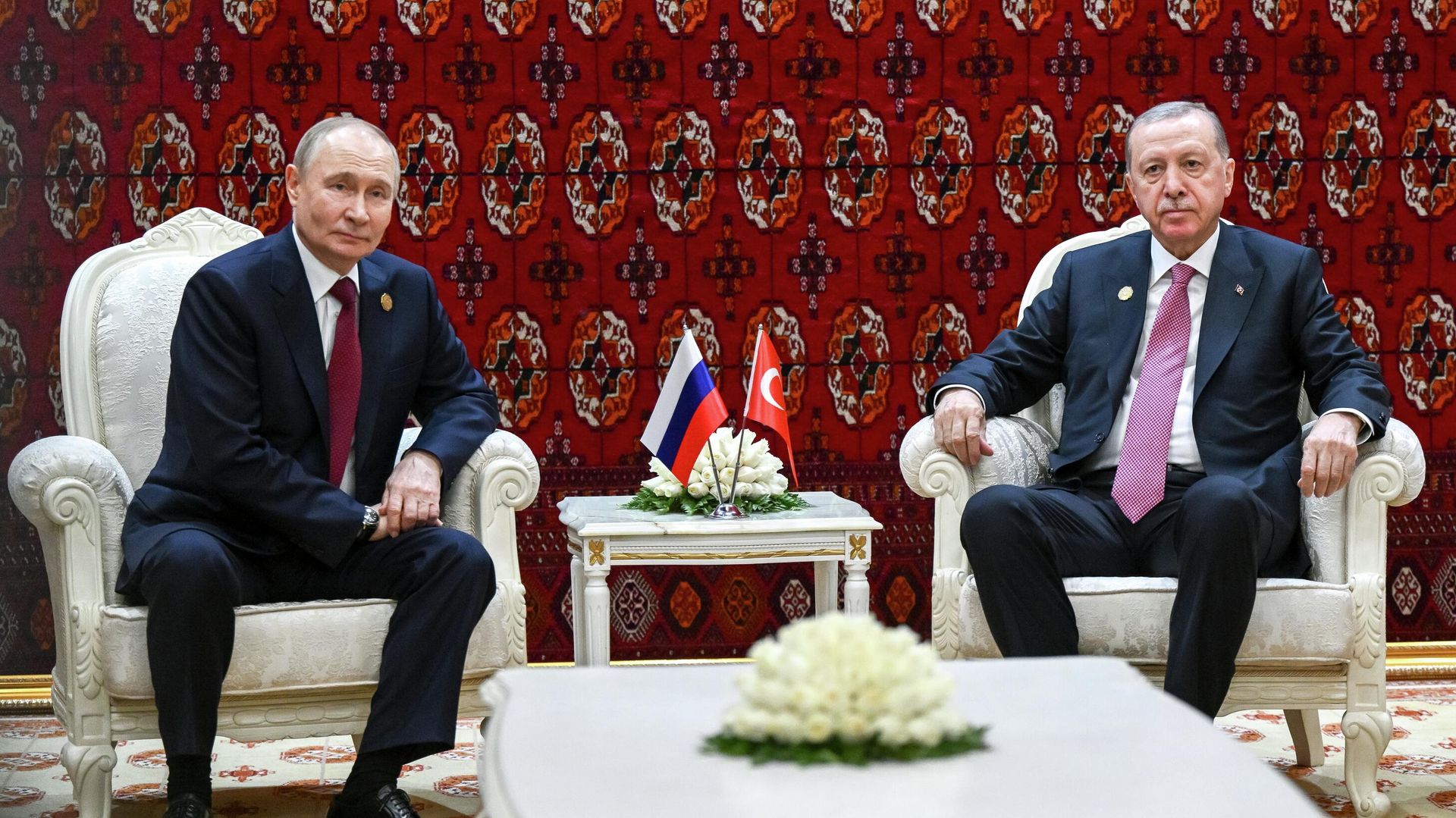 Turkish President Recep Tayyip Erdogan and Russian President Vladimir Putin - Sputnik International, 1920, 12.12.2025