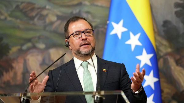 Venezuela's Foreign Minister Yvan Gil Pinto speaks during a joint press conference with Russian Foreign Minister Sergey Lavrov in Moscow, Russia, on Thursday, Nov. 16, 2023 - Sputnik International