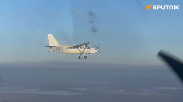 Baikal plane first flight with Russian engine - Sputnik International