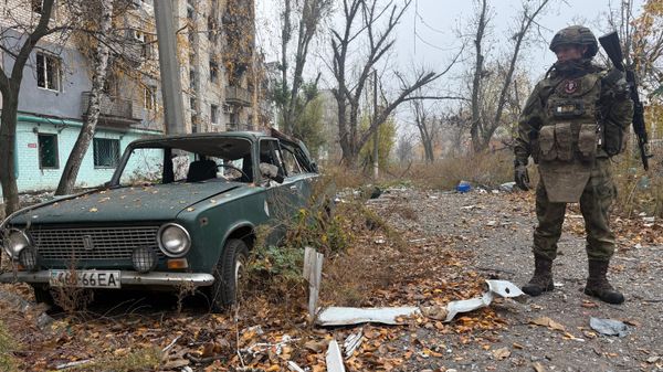 Russian forces in Krasnoarmeysk. File photo. - Sputnik International