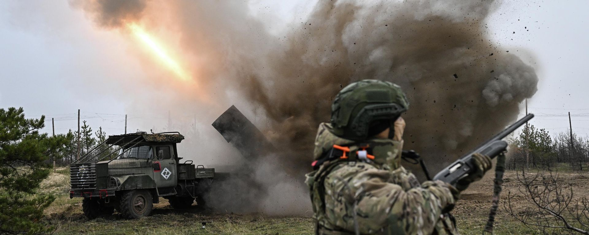 Combat work of the Grad MLRS crew - Sputnik International, 1920, 17.06.2026