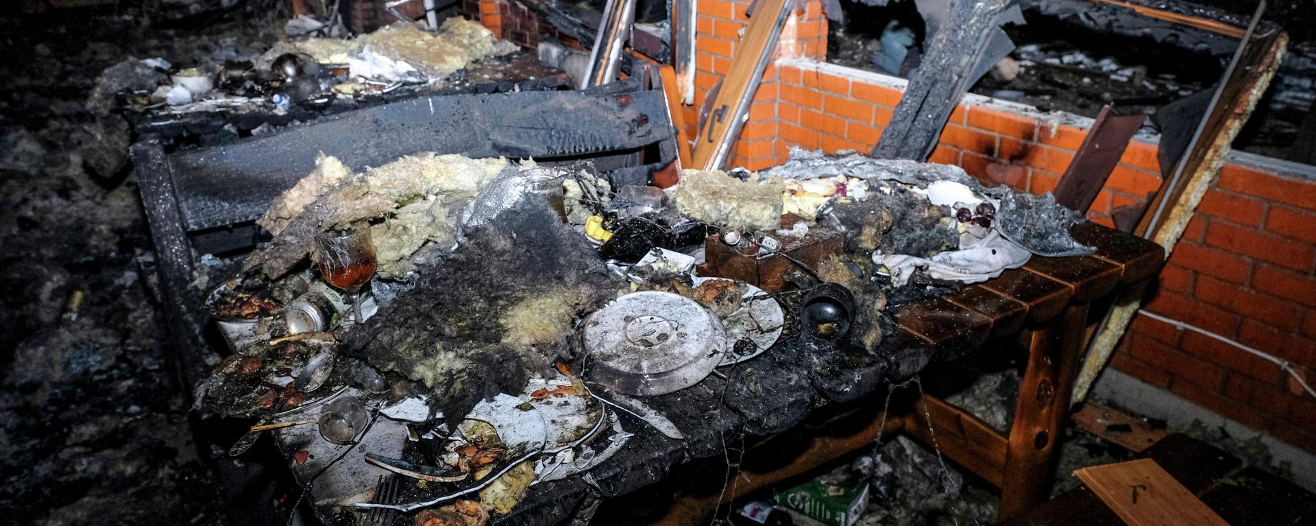 Consequences of the Ukrainian military's UAV attack on the village of Khorly in the Kherson region - Sputnik International, 1920, 02.01.2026
