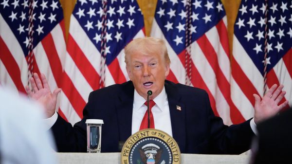 President Donald Trump speaks during an event to promote investment in rural health care in the East Room of the White House, Friday, Jan. 16, 2026, in Washington - Sputnik International