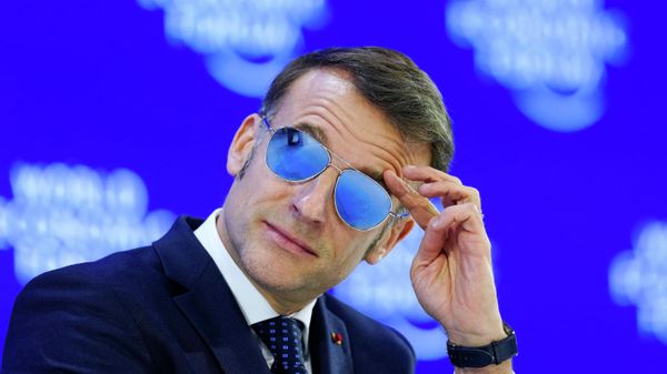 French President Emmanuel Macron is seen during the Annual Meeting of the World Economic Forum in Davos, Switzerland, Tuesday, Jan. 20, 2026. - Sputnik International