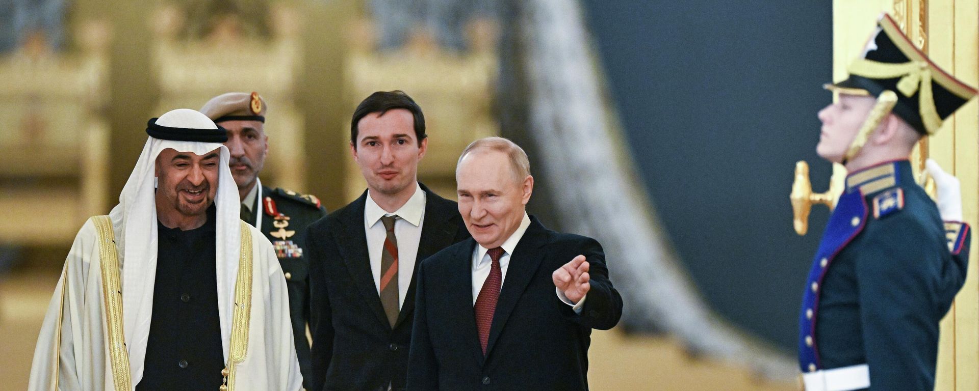 Meeting between Russian President Vladimir Putin and UAE President Mohamed bin Zayed Al Nahyan - Sputnik International, 1920, 29.01.2026