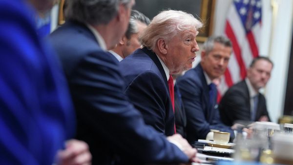 President Donald Trump speaks during a cabinet meeting at the White House, Thursday, Jan. 29, 2026, in Washington. - Sputnik International