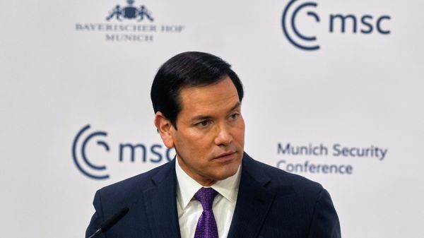 United States Secretary of State Marco Rubio speaks during the Munich Security Conference in Munich, Germany, Saturday, Feb. 14, 2026. - Sputnik International