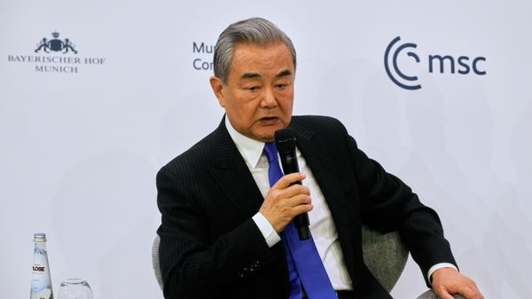 China's Foreign Minister Wang Yi speaks during the Munich Security Conference in Munich, Germany, Saturday, Feb. 14, 2026. - Sputnik International