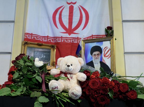 The situation outside the Iranian Embassy in Moscow following the death of the country’s Supreme Leader, Ali Khamenei. The situation outside the Iranian Embassy in Moscow following the death of the country’s Supreme Leader, Ali Khamenei. - Sputnik International