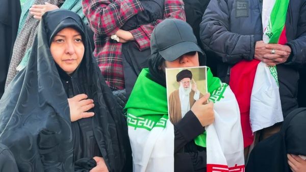 A memorial rally for Iran’s late Supreme Leader, Ayatollah Ali Khamenei. - Sputnik International
