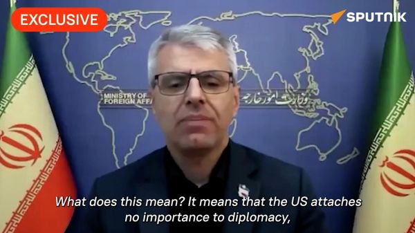 Iranian MFA spokesman: US ignores diplomacy and negotiations - Sputnik International