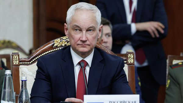 Russian Defense Minister Andrei Belousov at a meeting of defense ministers of the Shanghai Cooperation Organization member countries in Bishkek - Sputnik International