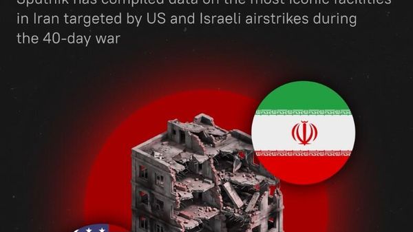 Major civilian and industrial sites in Iran hit by US–Israeli strikes - Sputnik International
