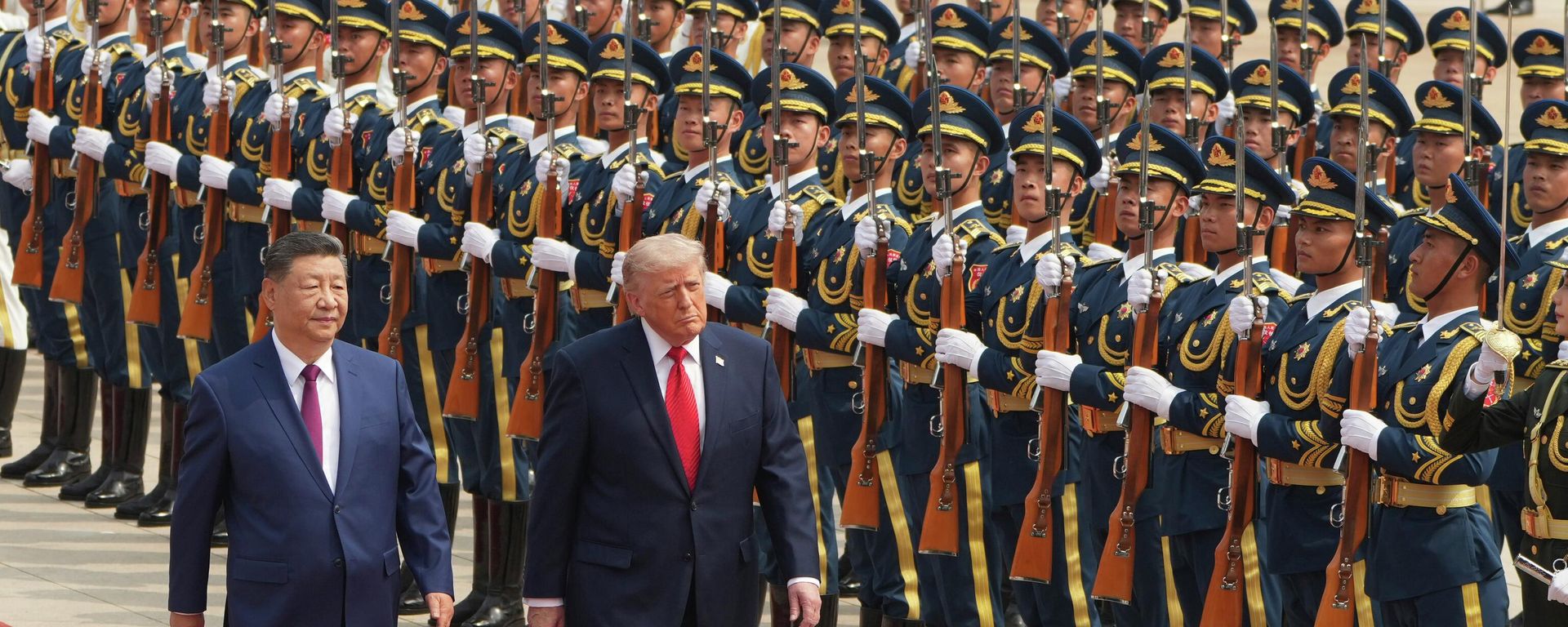 President Donald Trump meets China's President Xi Jinping - Sputnik International, 1920, 15.05.2026