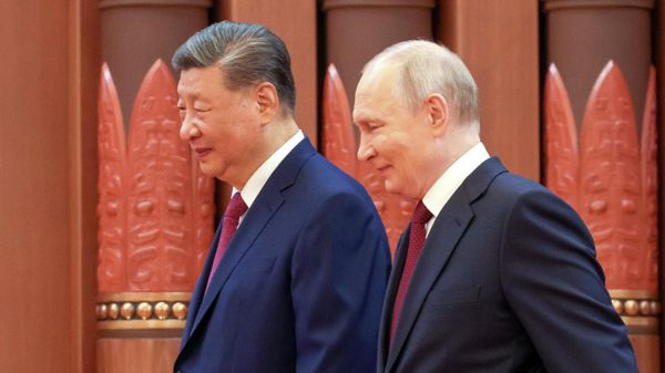 Russian President Vladimir Putin and Chinese President Xi Jinping in Beijing - Sputnik International