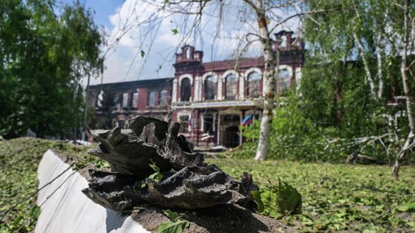 Consequences of the Ukrainian Armed Forces' UAV's attack in Starobelsk, Lugansk People's Republic - Sputnik International