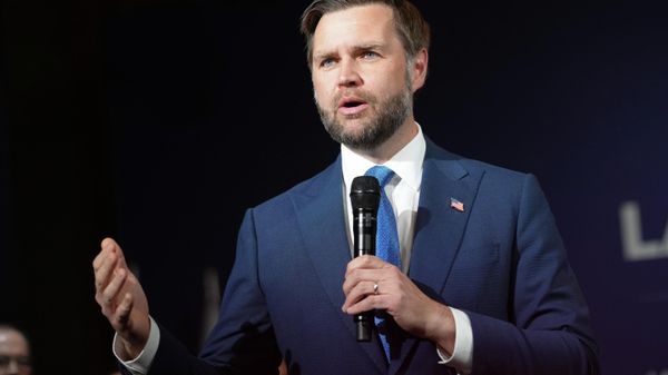 U.S. Vice President JD Vance makes an opening statement at the start of a quadrilateral meeting between the US, Iran, Pakistan, and Qatar at the Buergenstock Resort Lake Lucerne, near Stansstad, Switzerland, Sunday, June 21, 2026.  - Sputnik International