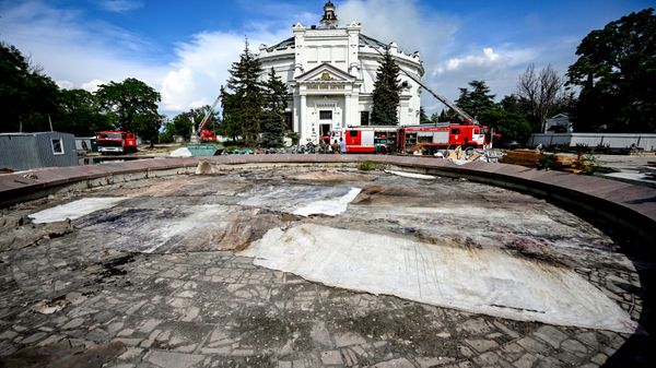 Fire breaks out in Sevastopol's Panorama Museum building after Ukrainian forces attack - Sputnik International