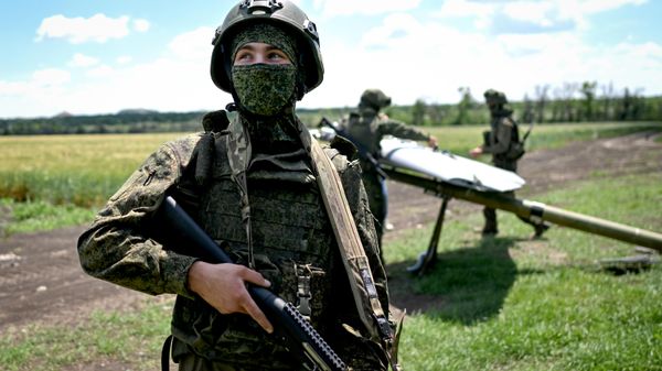 Combat work of the BM-70 UAV crew of the Battlegroup Tsentr in the Dobropolsky direction of the North Military District - Sputnik International