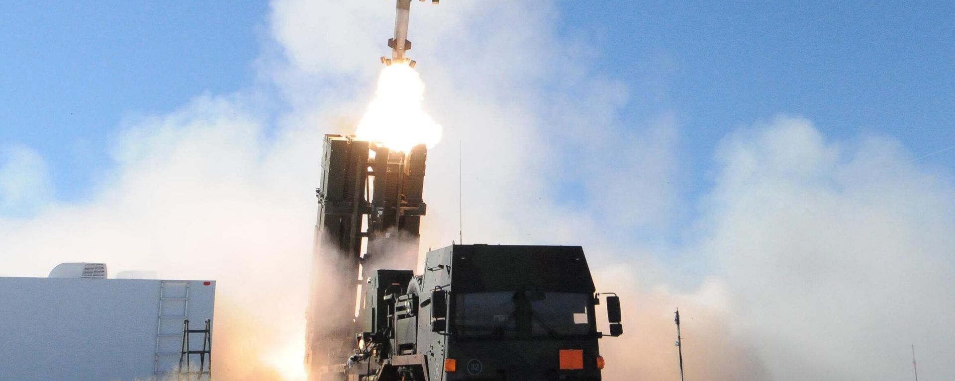 Ракета ЗРК Patriot PAC-3 MSE запускается из пусковой установки MEADS - Sputnik International, 1920, 09.07.2026