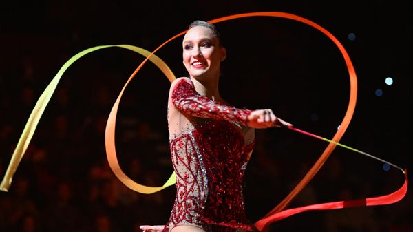 A participant in the gala concert of the Russian rhythmic gymnastics team, Moscow, Russia - Sputnik International