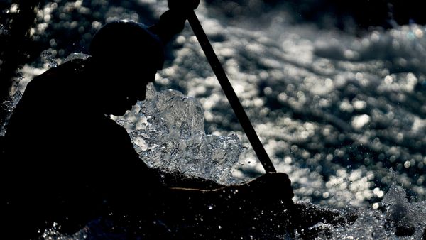 Pavel Eigel, a Russian athlete and member of the Russian national canoe slalom team, during a training session prior to the competition at the XXXII Summer Olympic Games in Tokyo - Sputnik International