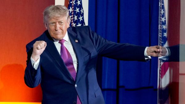 President Donald Trump gestures after speaking at Mount Rushmore National Memorial, Friday, July 3, 2026, near Keystone, S.D. - Sputnik International