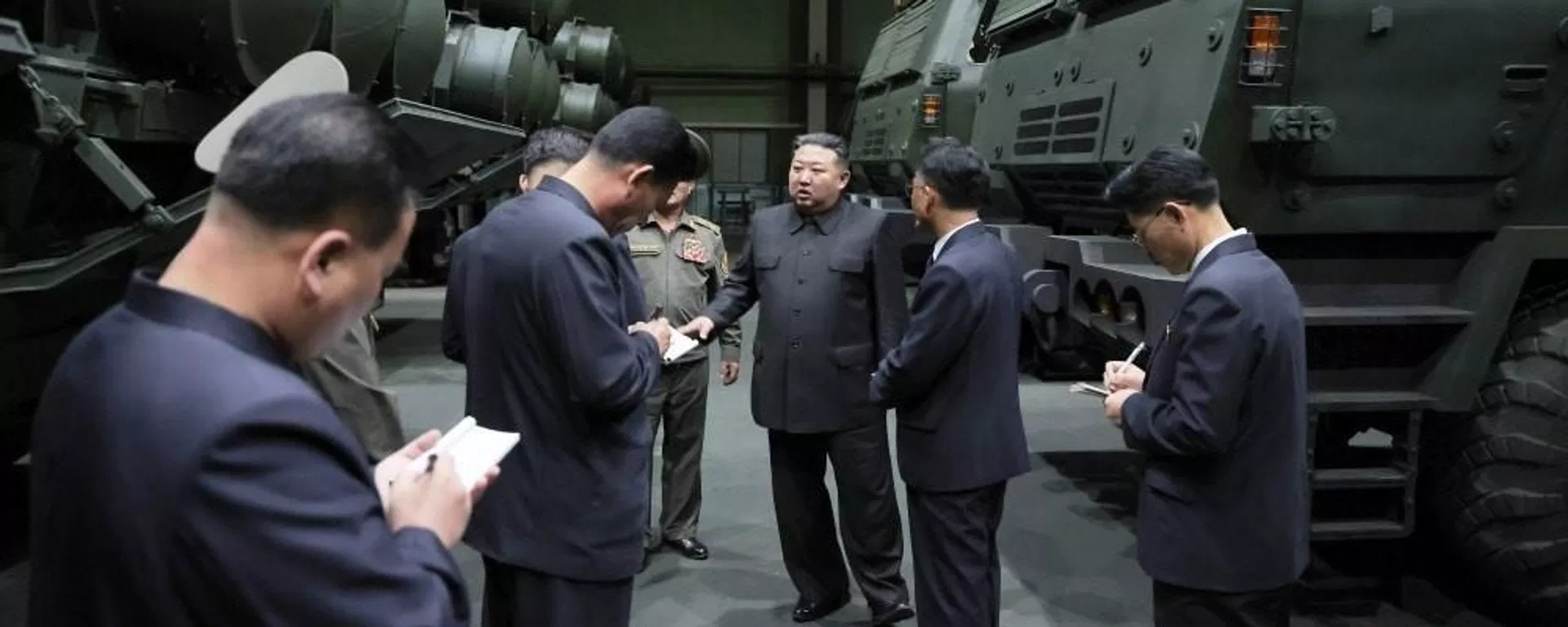 North Korean leader Kim Jong-un inspects defense production line. File photo North Korean leader Kim Jong-un inspects defense production line. File photo - Sputnik International, 1920, 19.09.2026