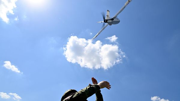 Combat operations of the Sokol UAV crew from Battlegroup Tsentr in the Dobropolye sector of the special military operation - Sputnik International