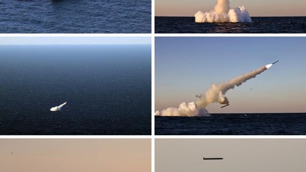 DPRK Missile Administration Test-fires Submarine-launched Strategic Cruise Missiles - Sputnik International