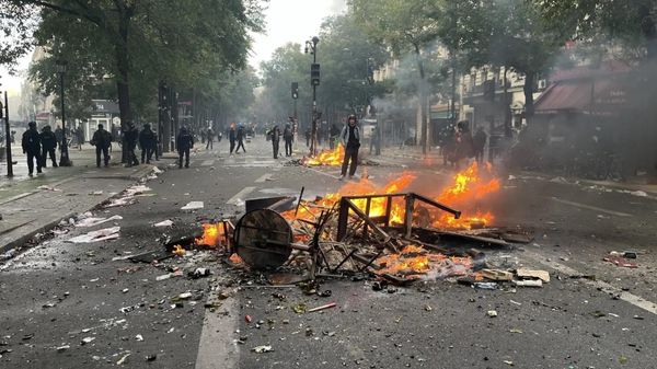 Protest actions in Paris - Sputnik International