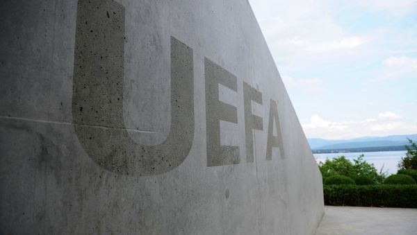 A four-way meeting between Football Union of Russia, Football Federation of Ukraine, UEFA and FIFA was held at UEFA headquarters in Nyon, Switzerland A four-way meeting between Football Union of Russia, Football Federation of Ukraine, UEFA and FIFA was held at UEFA headquarters in Nyon, Switzerland - Sputnik International
