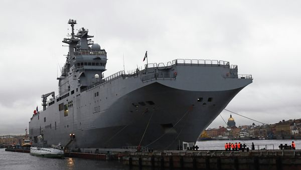 Mistral Helicopter Carrier - Sputnik International