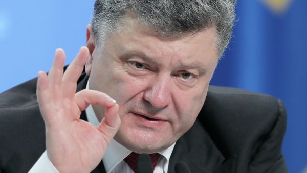 Ukrainian President Petro Poroshenko - Sputnik International
