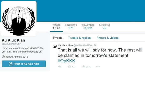 Screenshot from @KuKluxKlanUsa's Twitter account Screenshot from @KuKluxKlanUsa's Twitter account - Sputnik International