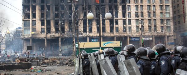 Police in Maidan square in Kiev, Ukraine, Feb 19, 2014 Police in Maidan square in Kiev, Ukraine, Feb 19, 2014 - Sputnik International