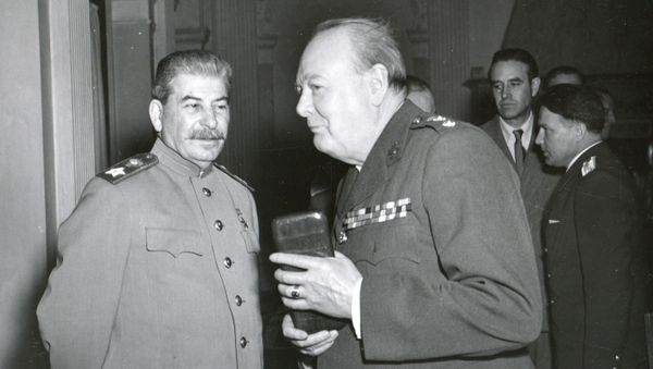 1945, Yalta - Joseph Stalin And Winston Churchill At The Yalta Conference - Sputnik International